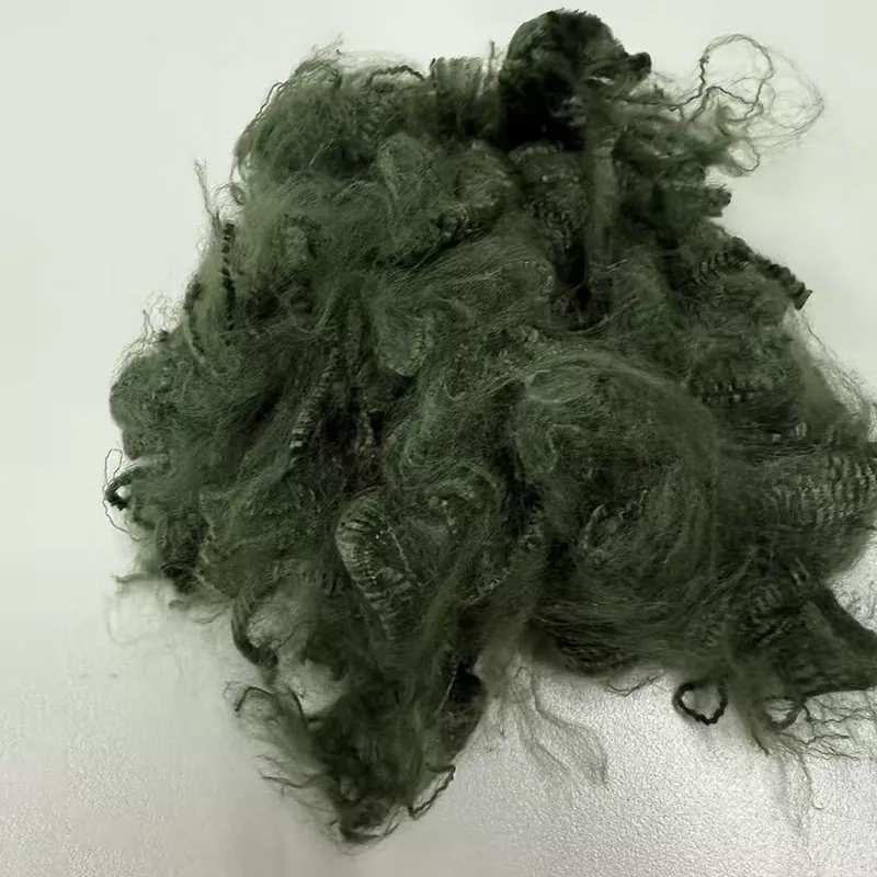 Hærgrøn aramid kort fiber